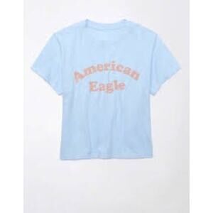 American Eagle Cropped Short Sleeve T-Shirt Size S/P